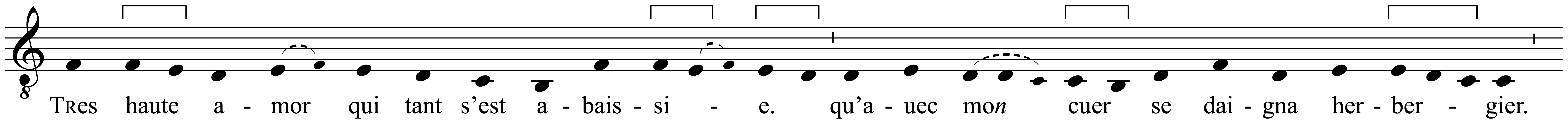 Work musical notation
